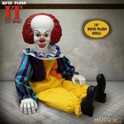 IT (1990) Mezco Designer Series Pennywise Roto Plush Doll Movies / TV