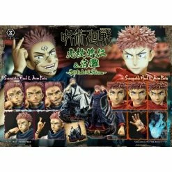 Prime 1 Studio Jujutsu Kaisen Concept Masterline Yuji Itadori & Ryomen Sukuna Statue Set
