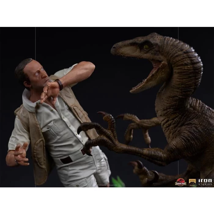 Best Pirce 🧨 Iron Studios Jurassic Park Clever Girl Deluxe 1/10 Art Scale Statue ❤️ 7 Iron Studios Jurassic Park Clever Girl Deluxe 1/10 Art Scale Statue