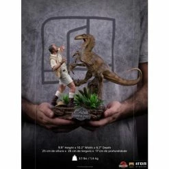 Best Pirce 🧨 Iron Studios Jurassic Park Clever Girl Deluxe 1/10 Art Scale Statue ❤️ 27 Iron Studios Jurassic Park Clever Girl Deluxe 1/10 Art Scale Statue