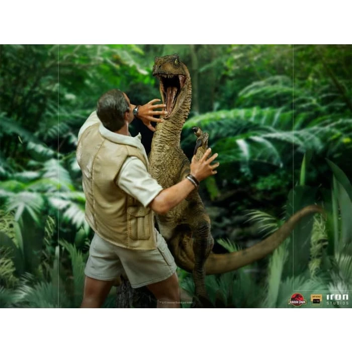 Best Pirce 🧨 Iron Studios Jurassic Park Clever Girl Deluxe 1/10 Art Scale Statue ❤️ 6 Iron Studios Jurassic Park Clever Girl Deluxe 1/10 Art Scale Statue