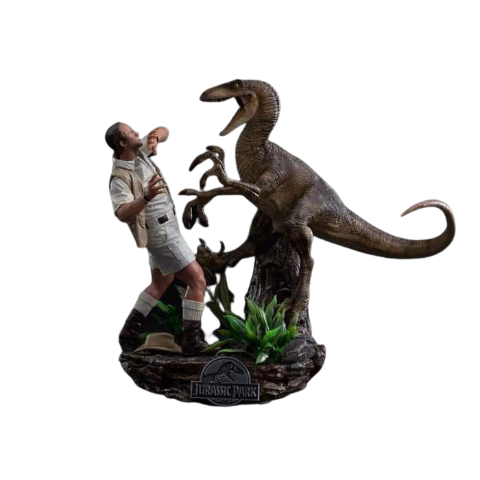 Best Pirce 🧨 Iron Studios Jurassic Park Clever Girl Deluxe 1/10 Art Scale Statue ❤️ 4 Iron Studios Jurassic Park Clever Girl Deluxe 1/10 Art Scale Statue