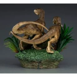 Iron Studios Jurassic Park Just The Two Raptors 1/10 Deluxe Art Scale Statue