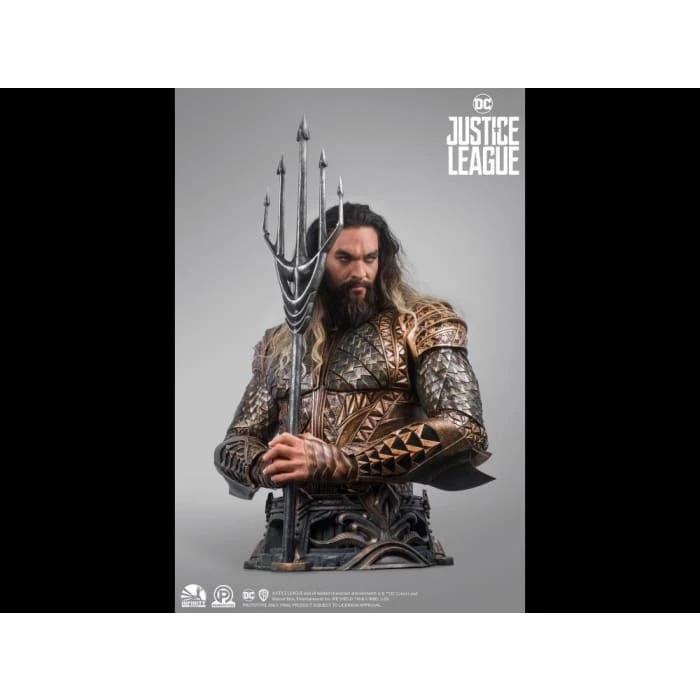 Discount ✨ Infinity Studio Justice League Aquaman Life Size Bust ❤️ 6 Infinity Studio Justice League Aquaman Life Size Bust