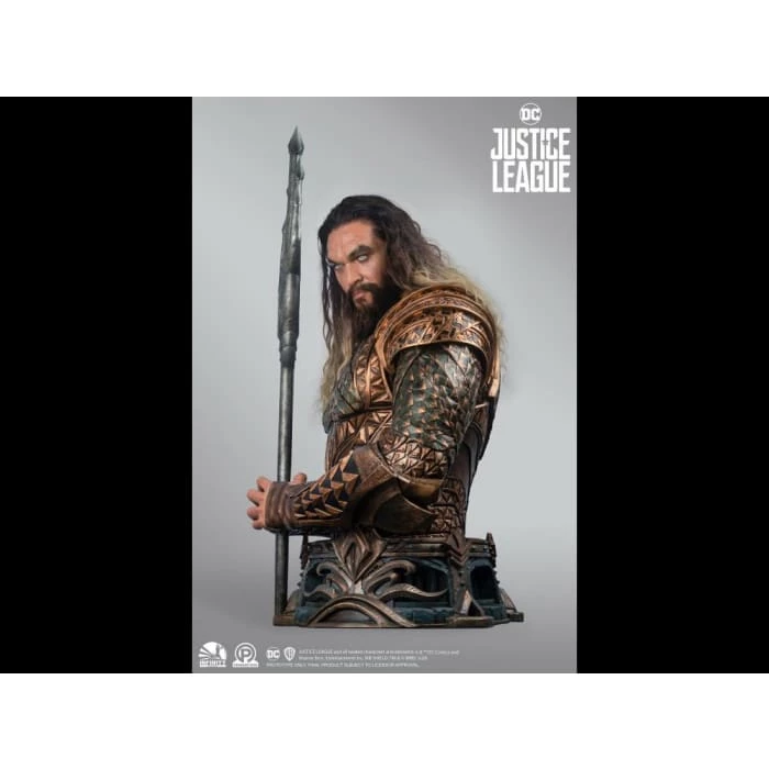Discount ✨ Infinity Studio Justice League Aquaman Life Size Bust ❤️ 7 Infinity Studio Justice League Aquaman Life Size Bust