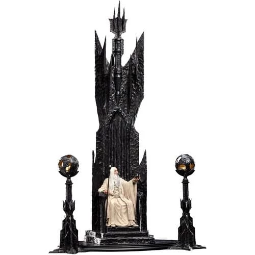 New ๐ Weta Workshop Movies / TV Lord Of The Rings: Saruman The White On Throne 1/6 Scale Statue ๐งจ 10 Weta Workshop Movies / TV Lord Of The Rings: Saruman The White On Throne 1/6 Scale Statue