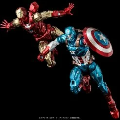 Sentinel Marvel Fighting Armor Captain America Figure