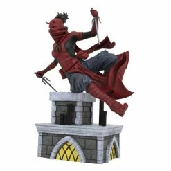 Diamond Select Toys Marvel Gallery Elektra As Daredevil Figure Diorama