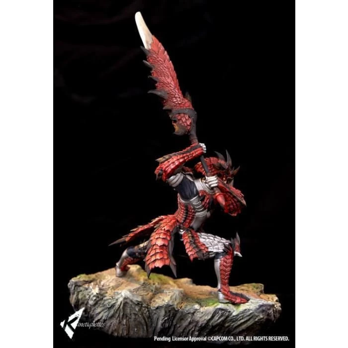Outlet ✔️ Kinetiquettes Monster Hunter Rathalos Male Hunter 1/10 Scale Statue ⌛ 9 Kinetiquettes Monster Hunter Rathalos Male Hunter 1/10 Scale Statue