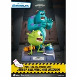 Hot Sale ⭐ Beast Kingdom Monsters Inc. Master Craft MC-042 James P. Sullivan & Mike Wazowski Statue 💯 14 Beast Kingdom Monsters Inc. Master Craft MC-042 James P. Sullivan & Mike Wazowski Statue
