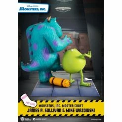 Hot Sale ⭐ Beast Kingdom Monsters Inc. Master Craft MC-042 James P. Sullivan & Mike Wazowski Statue 💯 17 Beast Kingdom Monsters Inc. Master Craft MC-042 James P. Sullivan & Mike Wazowski Statue