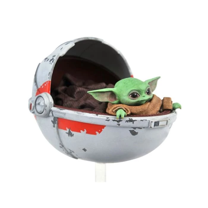 Best Sale 💯 Diamond Select Toys Star Wars The Mandalorian The Child In Pram 1/6 Scale Statue 😉 4 Diamond Select Toys Star Wars The Mandalorian The Child In Pram 1/6 Scale Statue
