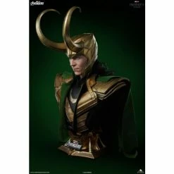 Flash Sale 🥰 Queen Studios Marvel The Avengers Loki (2.0) Life-Size Bust ❤️ 29 Queen Studios Marvel The Avengers Loki (2.0) Life-Size Bust