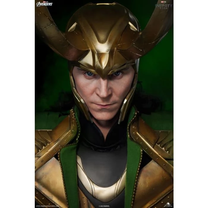 Flash Sale 🥰 Queen Studios Marvel The Avengers Loki (2.0) Life-Size Bust ❤️ 11 Queen Studios Marvel The Avengers Loki (2.0) Life-Size Bust