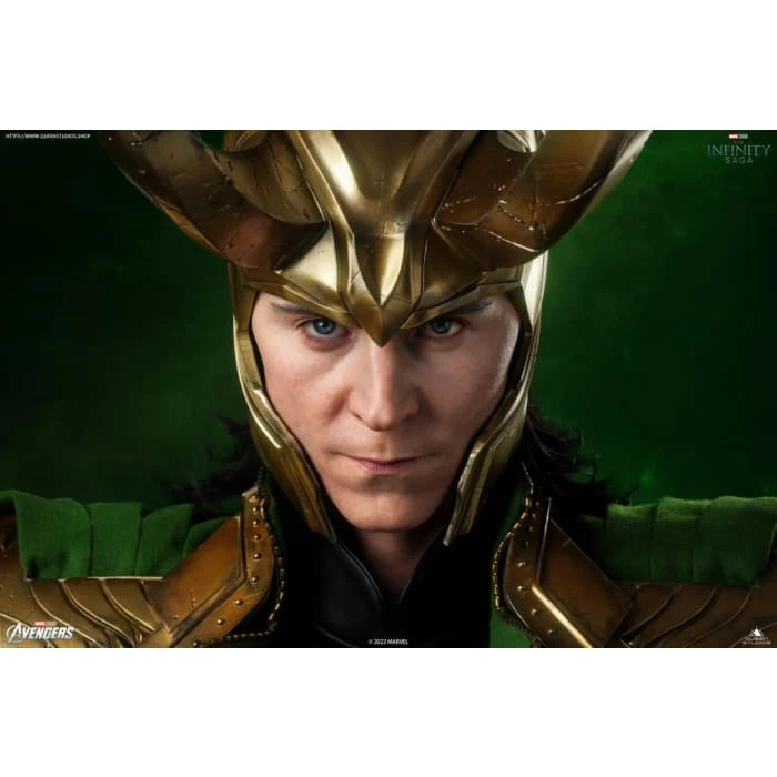 Flash Sale 🥰 Queen Studios Marvel The Avengers Loki (2.0) Life-Size Bust ❤️ 15 Queen Studios Marvel The Avengers Loki (2.0) Life-Size Bust