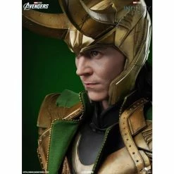 Flash Sale 🥰 Queen Studios Marvel The Avengers Loki (2.0) Life-Size Bust ❤️ 31 Queen Studios Marvel The Avengers Loki (2.0) Life-Size Bust