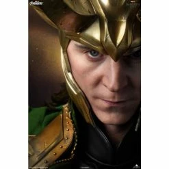 Flash Sale 🥰 Queen Studios Marvel The Avengers Loki (2.0) Life-Size Bust ❤️ 33 Queen Studios Marvel The Avengers Loki (2.0) Life-Size Bust