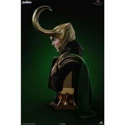 Flash Sale 🥰 Queen Studios Marvel The Avengers Loki (2.0) Life-Size Bust ❤️ 28 Queen Studios Marvel The Avengers Loki (2.0) Life-Size Bust