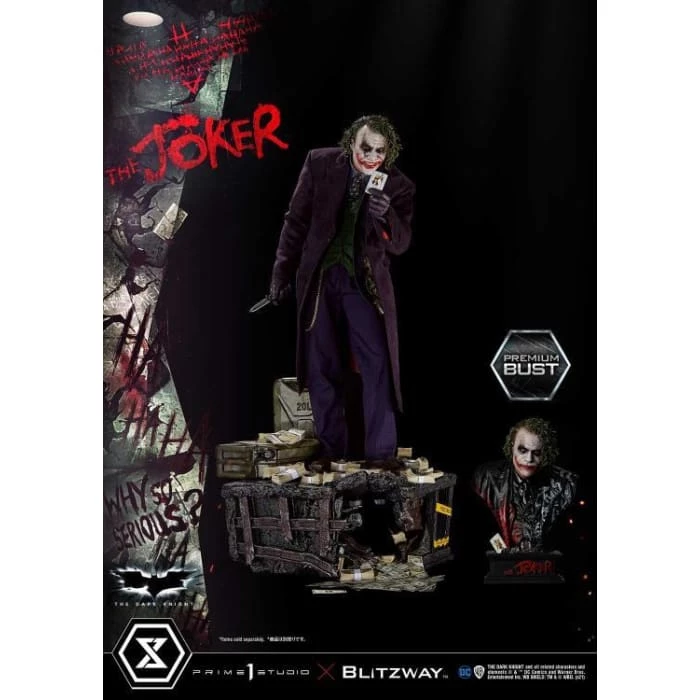 Budget 👍 Prime One Studio Prime 1 Studio The Dark Knight Museum Masterline The Joker 1/3 Scale Bust 👏 27 Prime One Studio Prime 1 Studio The Dark Knight Museum Masterline The Joker 1/3 Scale Bust