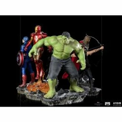 Iron Studios The Infinity Saga Battle Diorama Series (Battle Of New York) 1/10 Art Scale Statue Set