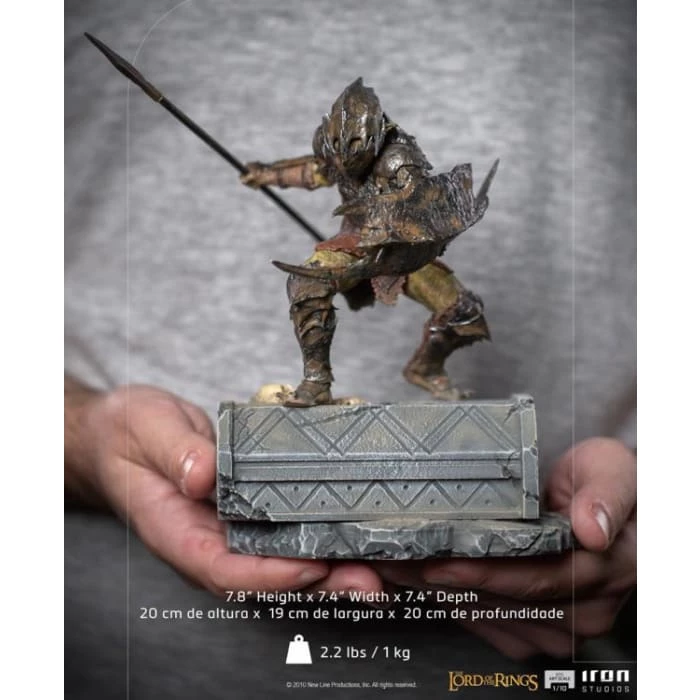 Discount ๐ Iron Studios The Lord Of The Rings BDS Armored Orc 1/10 Scale Statue ๐ 22 Iron Studios The Lord Of The Rings BDS Armored Orc 1/10 Scale Statue