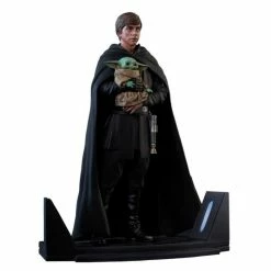 Diamond Select Toys The Mandalorian Premier Collection Luke Skywalker & Grogu 1/7 Scale Statue Sci Fi / Horror