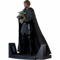 Diamond Select Toys The Mandalorian Premier Collection Luke Skywalker & Grogu 1/7 Scale Statue Sci Fi / Horror