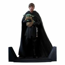 Diamond Select Toys The Mandalorian Premier Collection Luke Skywalker & Grogu 1/7 Scale Statue Sci Fi / Horror