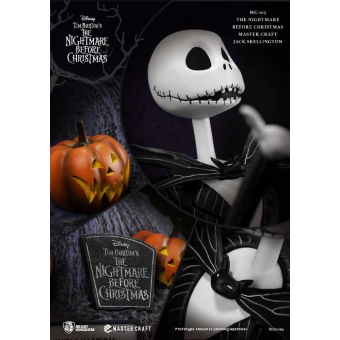 New 👏 Beast Kingdom The Nightmare Before 🔔 Christmas Master Craft MC-015 Jack Skellington Statue 🤩 12 Beast Kingdom The Nightmare Before Christmas Master Craft MC-015 Jack Skellington Statue