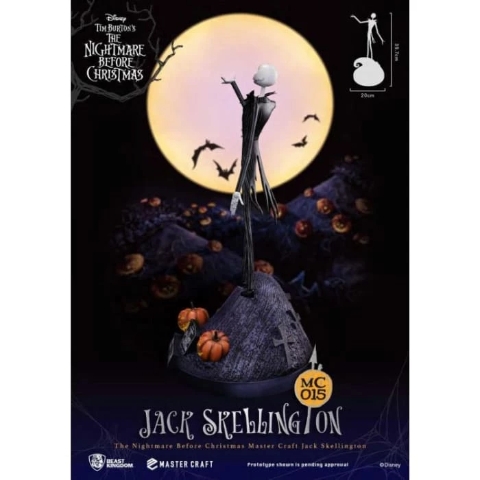 New 👏 Beast Kingdom The Nightmare Before 🔔 Christmas Master Craft MC-015 Jack Skellington Statue 🤩 6 Beast Kingdom The Nightmare Before Christmas Master Craft MC-015 Jack Skellington Statue