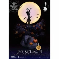 New 👏 Beast Kingdom The Nightmare Before 🔔 Christmas Master Craft MC-015 Jack Skellington Statue 🤩 18 Beast Kingdom The Nightmare Before Christmas Master Craft MC-015 Jack Skellington Statue