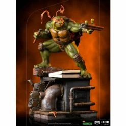 Iron Studios TMNT Battle Diorama Series Michelangelo 1/10 Art Scale Statue