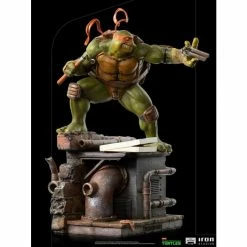 Iron Studios TMNT Battle Diorama Series Michelangelo 1/10 Art Scale Statue