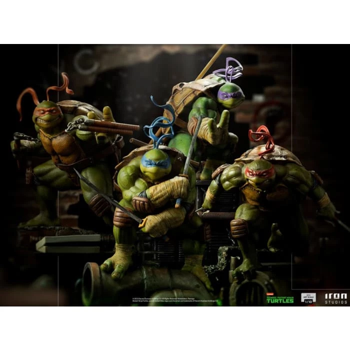 Promo ๐งจ Iron Studios TMNT Battle Diorama Series Raphael 1/10 Art Scale Statue โ๏ธ 9 Iron Studios TMNT Battle Diorama Series Raphael 1/10 Art Scale Statue