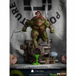 Promo ๐งจ Iron Studios TMNT Battle Diorama Series Raphael 1/10 Art Scale Statue โ๏ธ 14 Iron Studios TMNT Battle Diorama Series Raphael 1/10 Art Scale Statue