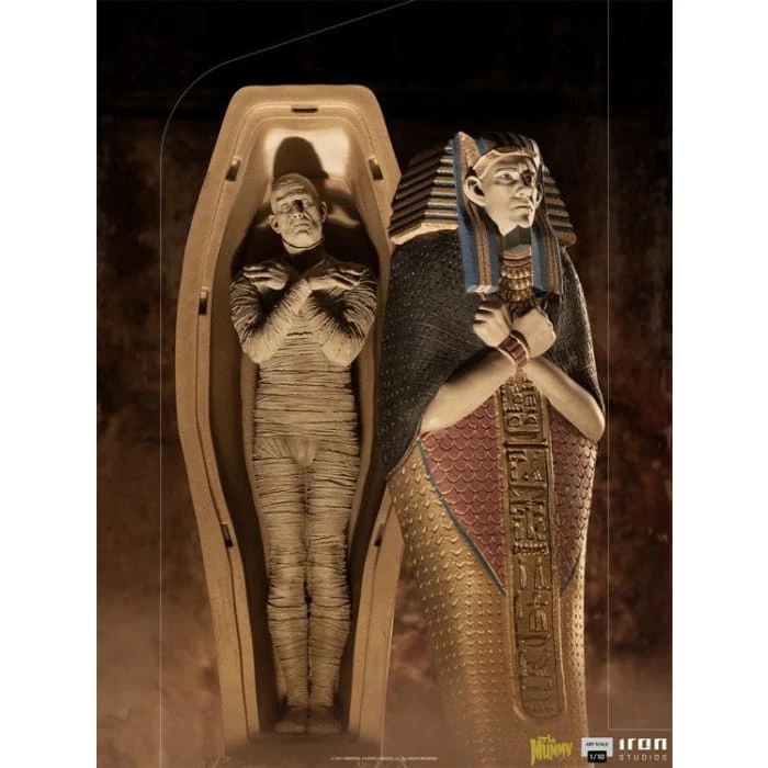 New 😍 Iron Studios Universal Monsters The Mummy 1/10 Art Scale Statue 🤩 9 Iron Studios Universal Monsters The Mummy 1/10 Art Scale Statue