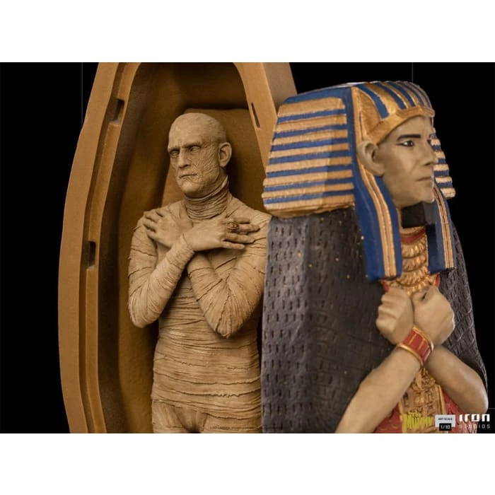 New 😍 Iron Studios Universal Monsters The Mummy 1/10 Art Scale Statue 🤩 13 Iron Studios Universal Monsters The Mummy 1/10 Art Scale Statue