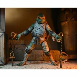 NECA Universal Monsters X Teenage Mutant Ninja Turtles Ultimate Michelangelo As The Mummy