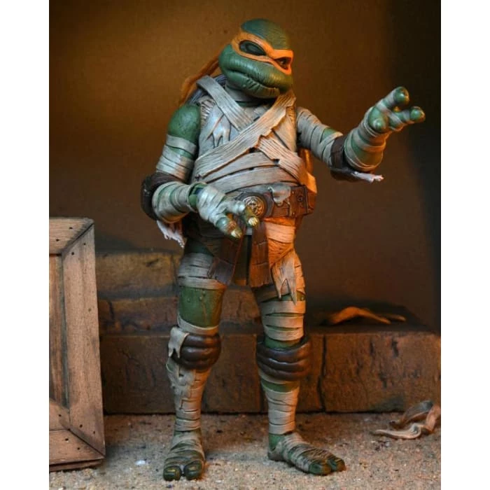 Deals 🎁 NECA Universal Monsters X Teenage Mutant Ninja Turtles Ultimate Michelangelo As The Mummy 🔥 7 NECA Universal Monsters X Teenage Mutant Ninja Turtles Ultimate Michelangelo As The Mummy