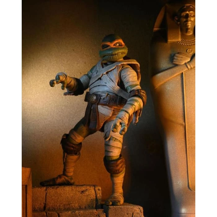 Deals 🎁 NECA Universal Monsters X Teenage Mutant Ninja Turtles Ultimate Michelangelo As The Mummy 🔥 10 NECA Universal Monsters X Teenage Mutant Ninja Turtles Ultimate Michelangelo As The Mummy