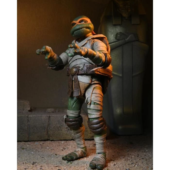 Deals 🎁 NECA Universal Monsters X Teenage Mutant Ninja Turtles Ultimate Michelangelo As The Mummy 🔥 9 NECA Universal Monsters X Teenage Mutant Ninja Turtles Ultimate Michelangelo As The Mummy