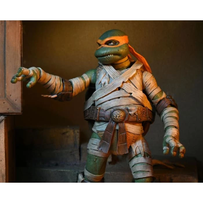 Deals 🎁 NECA Universal Monsters X Teenage Mutant Ninja Turtles Ultimate Michelangelo As The Mummy 🔥 13 NECA Universal Monsters X Teenage Mutant Ninja Turtles Ultimate Michelangelo As The Mummy