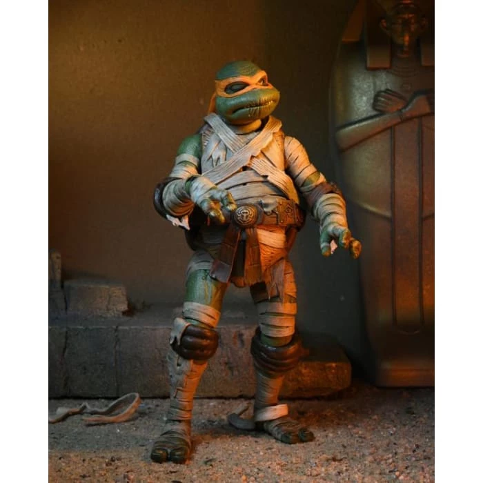 Deals 🎁 NECA Universal Monsters X Teenage Mutant Ninja Turtles Ultimate Michelangelo As The Mummy 🔥 8 NECA Universal Monsters X Teenage Mutant Ninja Turtles Ultimate Michelangelo As The Mummy