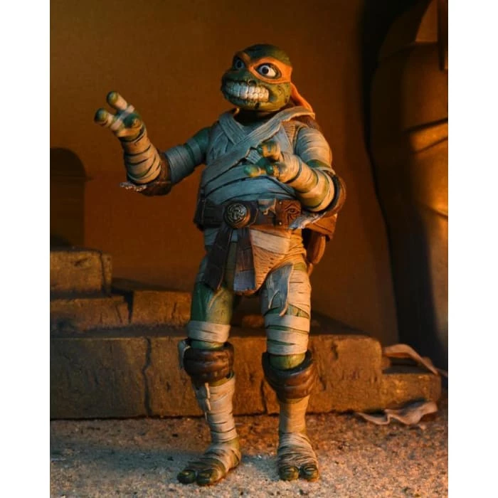 Deals 🎁 NECA Universal Monsters X Teenage Mutant Ninja Turtles Ultimate Michelangelo As The Mummy 🔥 11 NECA Universal Monsters X Teenage Mutant Ninja Turtles Ultimate Michelangelo As The Mummy