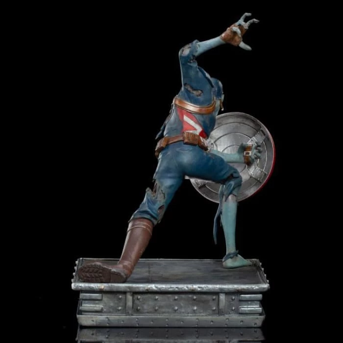 Brand new 👍 Iron Studios What If...? Zombie Captain America 1/10 Art Scale Statue ✨ 7 Iron Studios What If...? Zombie Captain America 1/10 Art Scale Statue