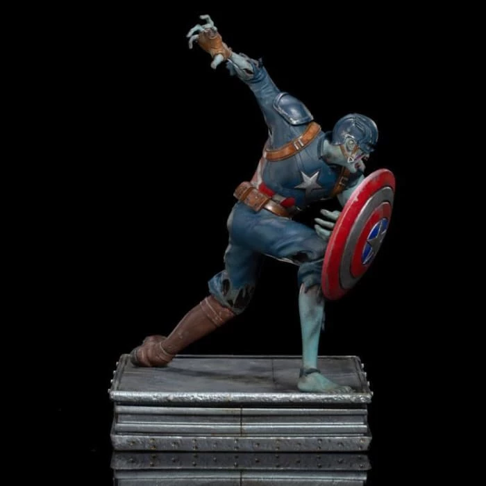 Brand new 👍 Iron Studios What If...? Zombie Captain America 1/10 Art Scale Statue ✨ 8 Iron Studios What If...? Zombie Captain America 1/10 Art Scale Statue