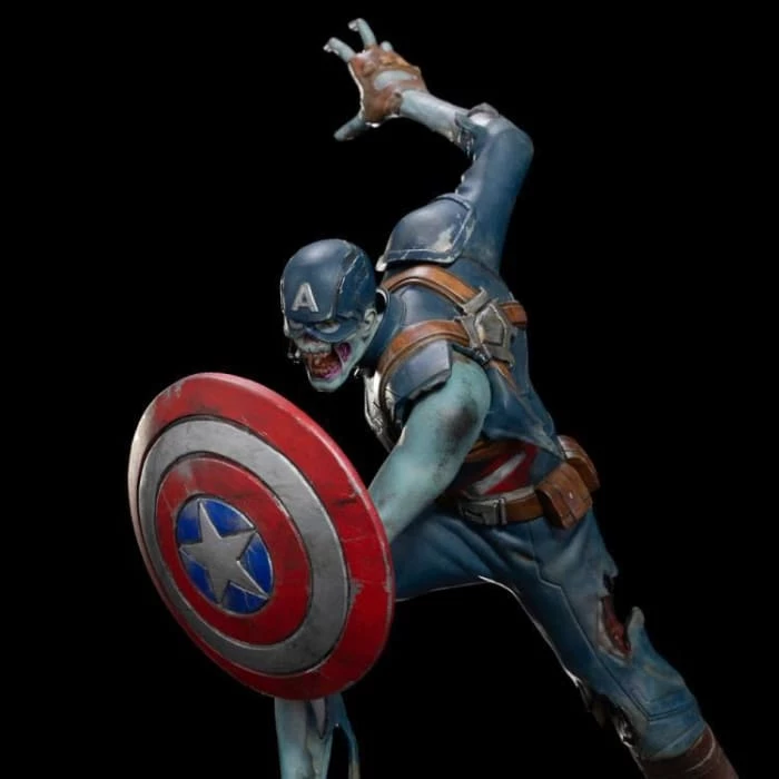 Brand new 👍 Iron Studios What If...? Zombie Captain America 1/10 Art Scale Statue ✨ 11 Iron Studios What If...? Zombie Captain America 1/10 Art Scale Statue