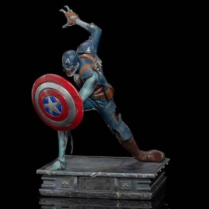 Brand new 👍 Iron Studios What If...? Zombie Captain America 1/10 Art Scale Statue ✨ 5 Iron Studios What If...? Zombie Captain America 1/10 Art Scale Statue